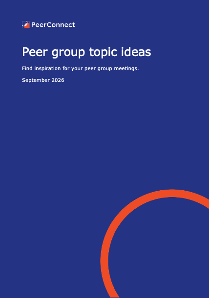 Peer Group Topic Ideas workbook cover