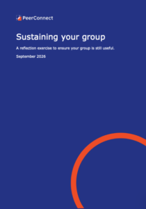 Sustaining your group reflection checklist cover