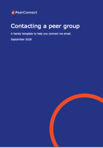 Contacting a peer group resource cover