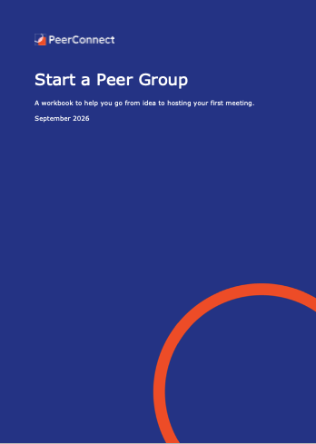 Start a peer group (workbook)
