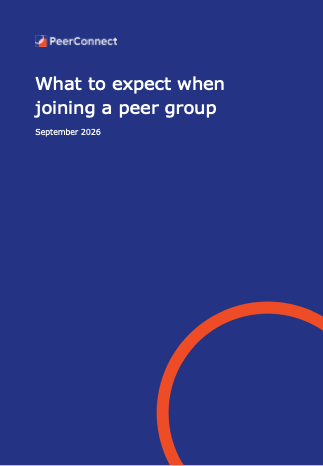 What to expect when joining a peer group
